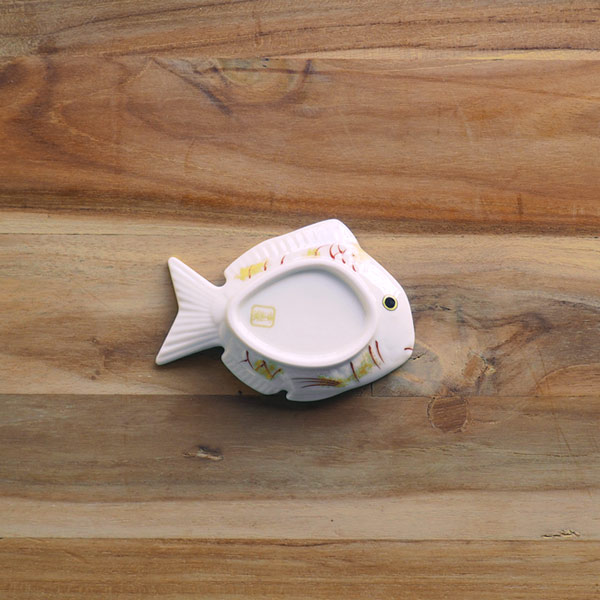 幸楽窯　錦　金叩　鯛形　小付