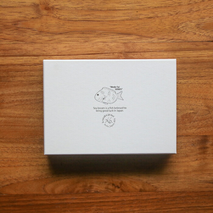 ■幸楽窯　紅鯛　銘々皿ギフト箱入り