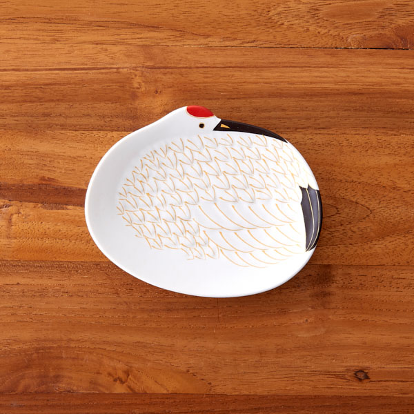 ■幸楽窯　鶴亀　銘々皿ギフトセット