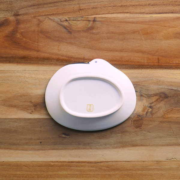 幸楽窯　錦　雪衣　金羽根　鶴形　銘々皿