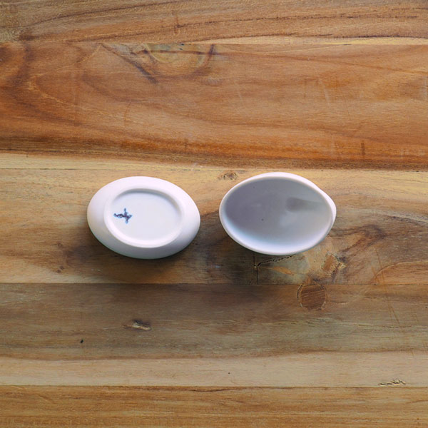 幸楽窯　錦　雪衣　鶴形　珍味入