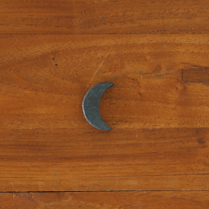 飯高幸作　箸置き　三日月型　刷毛黒 　/　 kousha ceramic works