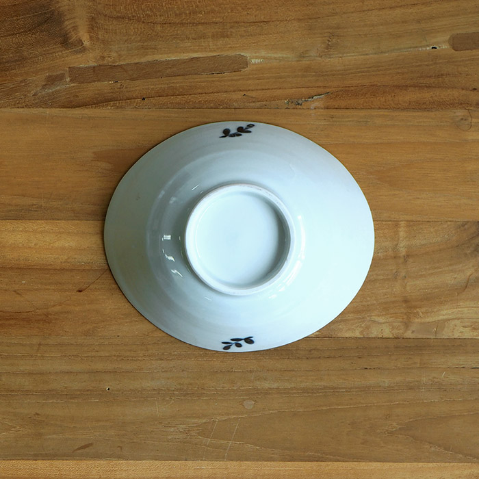 九谷青窯　高原真由美　色絵舞い花　楕円鉢