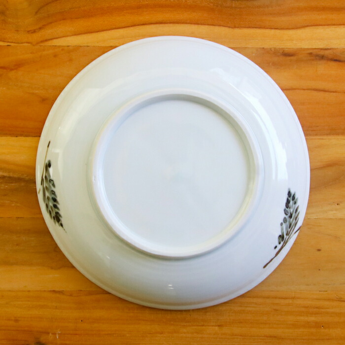 九谷青窯　横井佳乃　色絵ミモザ　7寸深皿