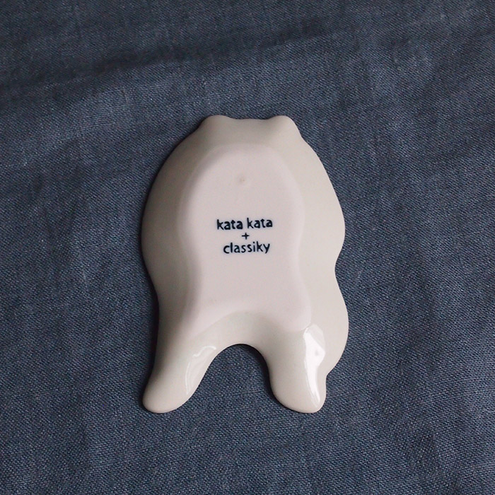 倉敷意匠　kata　kata　印判手豆皿　クマ