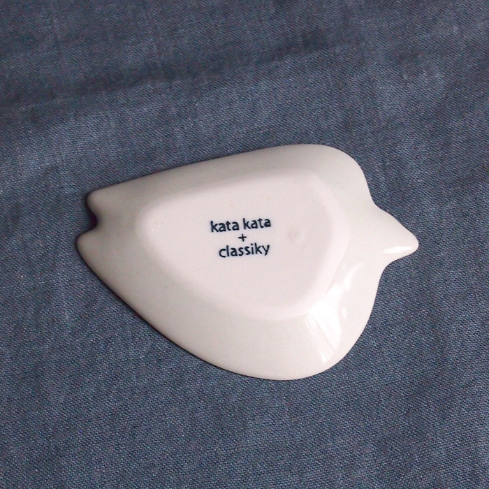 倉敷意匠　kata　kata　印判手豆皿　アホウドリ