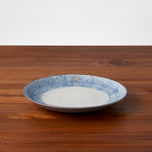 ココチ舎　インディゴ　丸皿　5寸