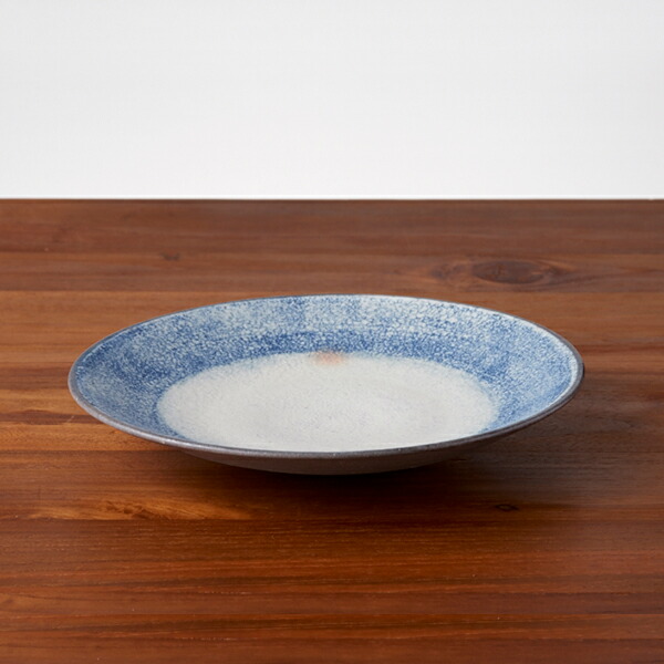 ココチ舎　インディゴ　丸皿　6寸