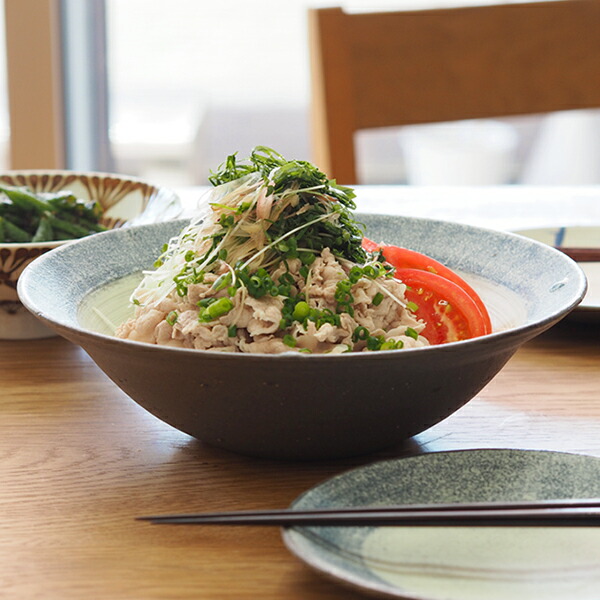 ココチ舎　インディゴ　リム鉢