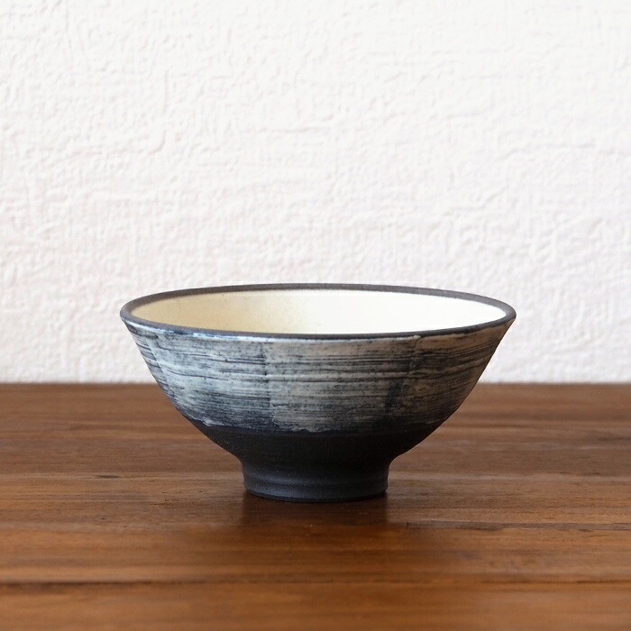 ココチ舎　インディゴ　浅めし碗