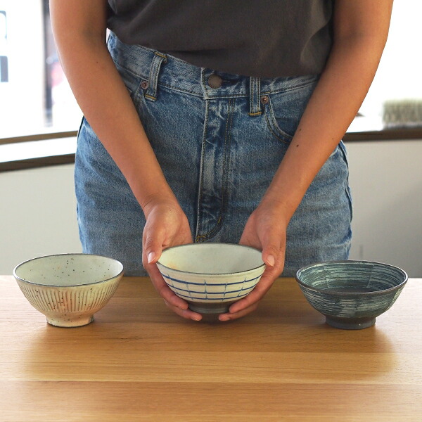 ココチ舎　インディゴ　浅めし碗