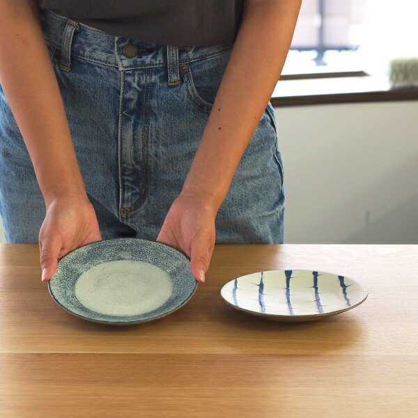 ココチ舎　スリップ　丸皿　5寸