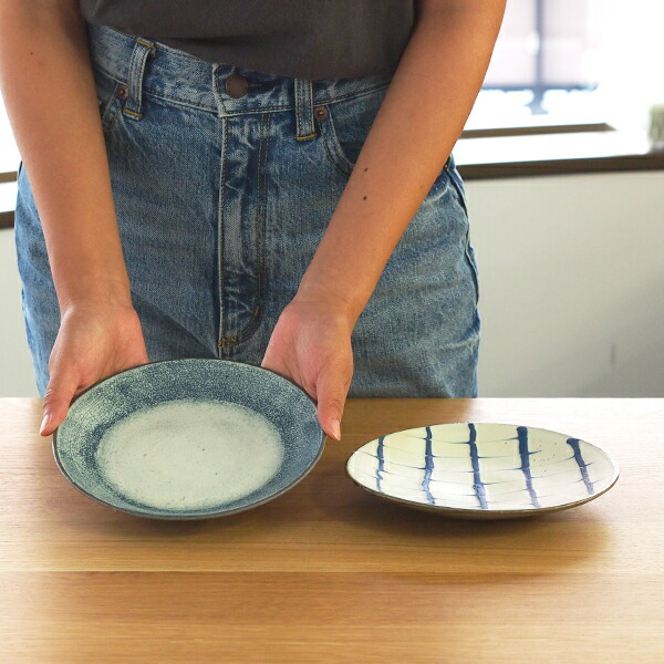 ココチ舎　スリップ　丸皿　6寸