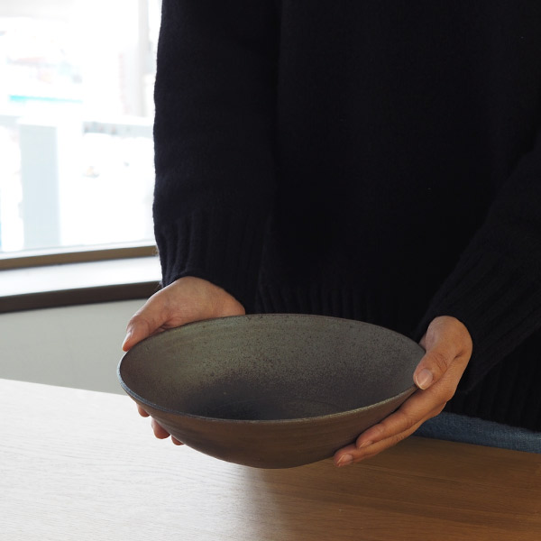 ココチ舎　焼締　平鉢　大