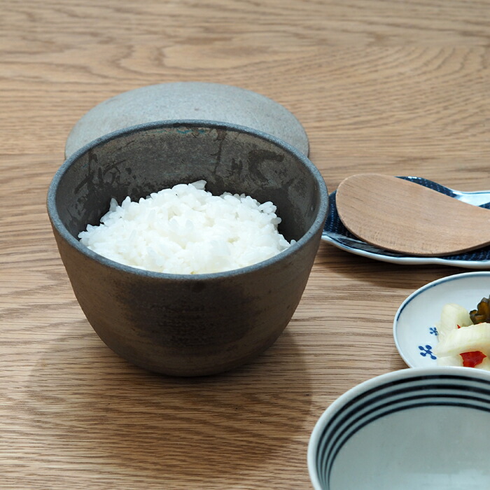 ココチ舎　焼締　陶おひつ　1合