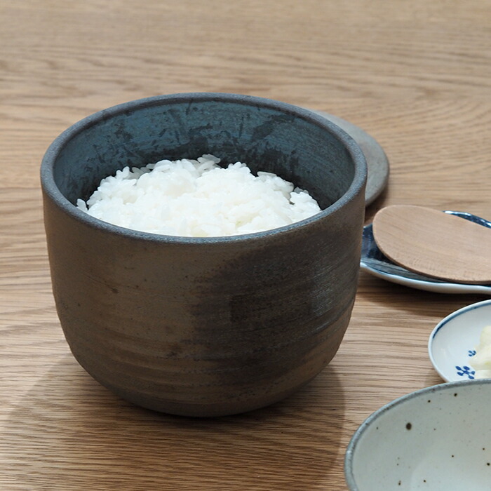 ココチ舎　焼締　陶おひつ　2合