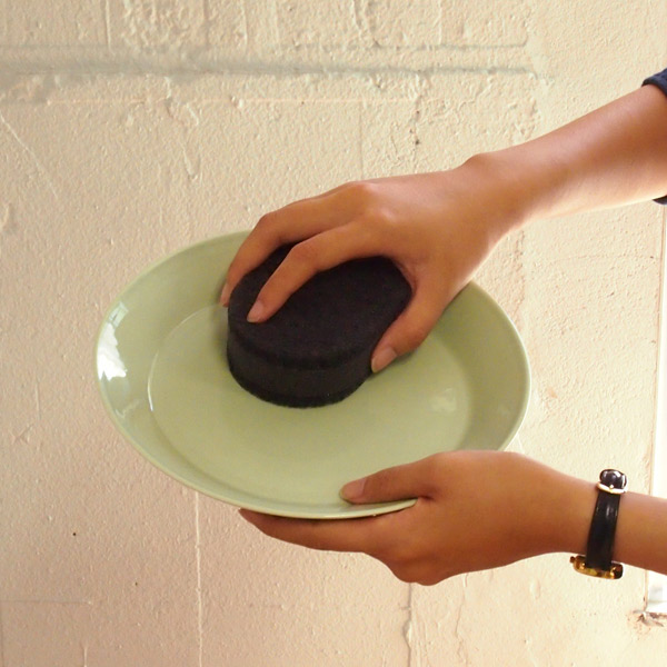 ラバーゼ　スポンジ　黒・黒　/　la　base