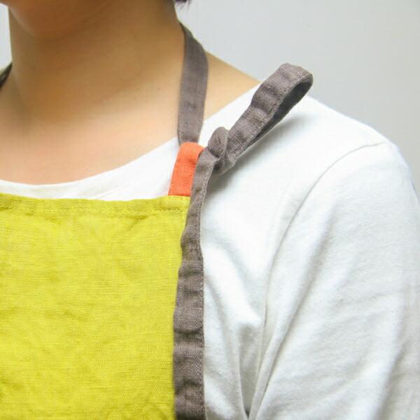 リーノ・エ・リーナ　フルエプロン　マノン　ミモザ　/　Lino　e　Lina　Manon