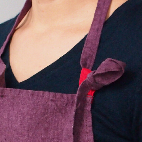 リーノ・エ・リーナ　フルエプロン　マノン　メランザーナ　/　Lino　e　Lina　Manon