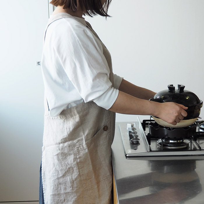 リーノ・エ・リーナ　フルエプロン　アニタ　フラックス　/　Lino　e　Lina　Anita