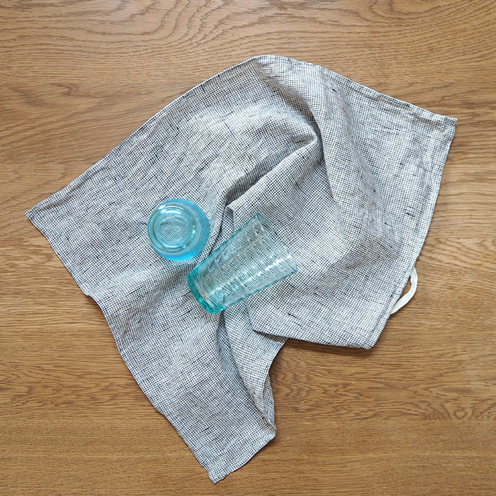 リーノ・エ・リーナ　キッチンクロス　イビサ　ノンウォッシュド　/　Lino　e　Lina　Ibiza