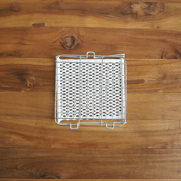 マンネン　セラミック焼網　150x150mm　/　mannen　※