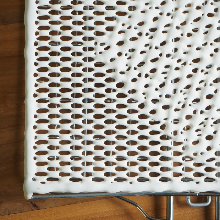 マンネン　セラミック焼網　ハンドルタイプ　215x250mm　/　mannen　※