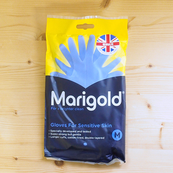 マリーゴールド　ゴム手袋　敏感肌用　M　/　MARIGOLD