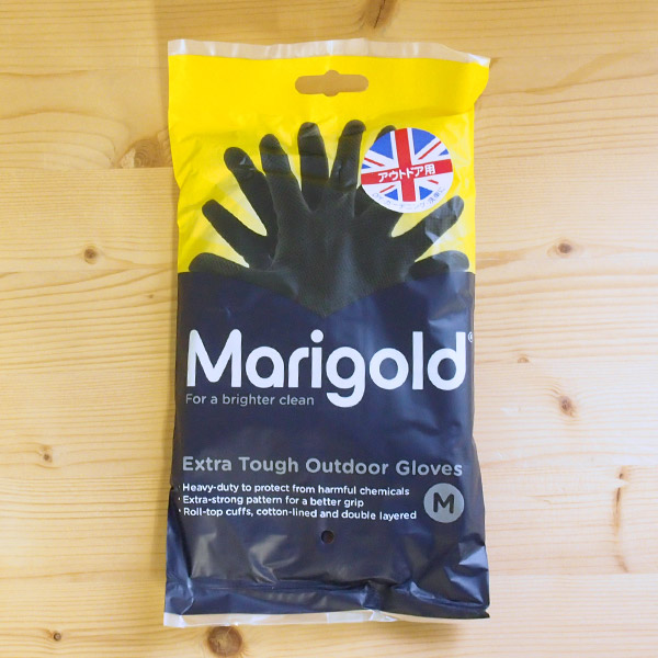 マリーゴールド　ゴム手袋　アウトドア用　M　/　MARIGOLD