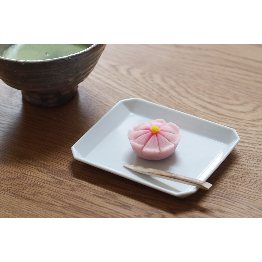 1616/aritajapan　TY　スクエアプレート　ホワイト　130