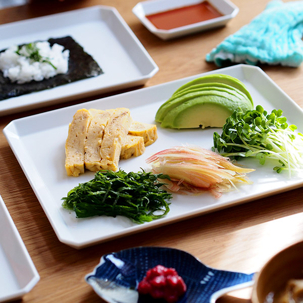 1616/aritajapan　TY　スクエアプレート　ホワイト　235