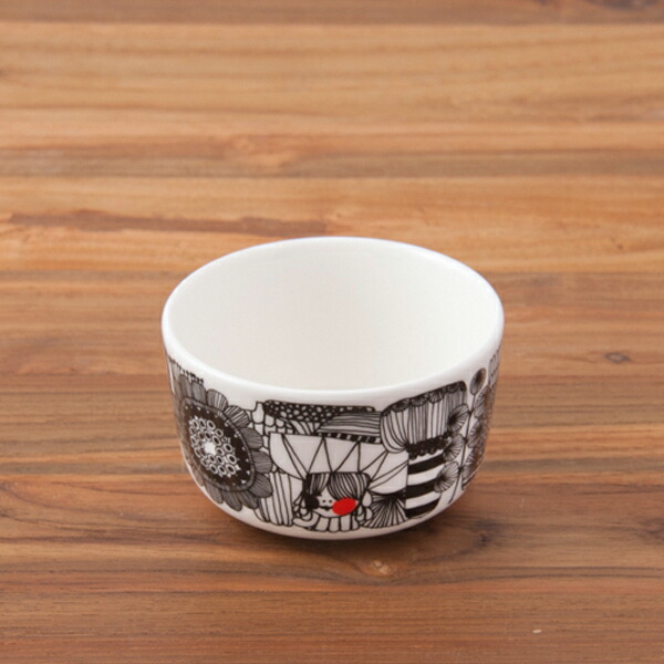 マリメッコ　ボウル　250ml　シイルトラプータルハ　レッド　/　marimekko　Siirtolapuutarha