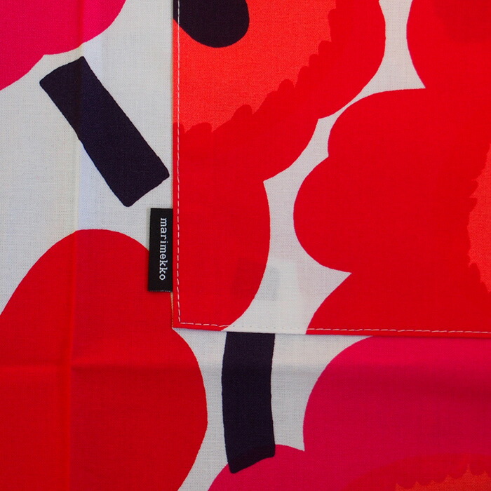 マリメッコ　エプロン　ピエニ・ウニッコ　レッド　/　marimekko　Pieni-Unikko　※