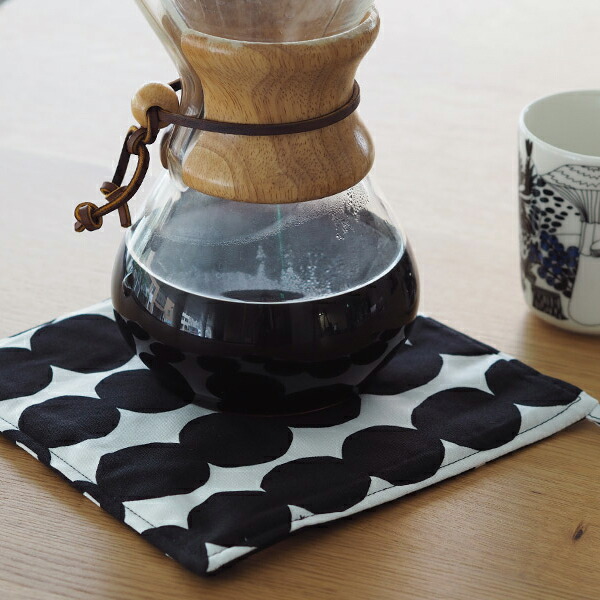 マリメッコ　ポットホルダー　ラシィマット　/　marimekko　Rasymatto