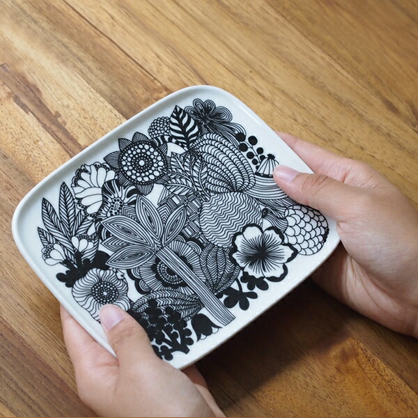 マリメッコ プレート 15×12cm シイルトラプータルハ / marimekko Siirtolapuutarha
