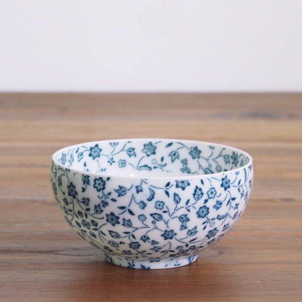 丸直製陶所　染付陶碗　レモングラス