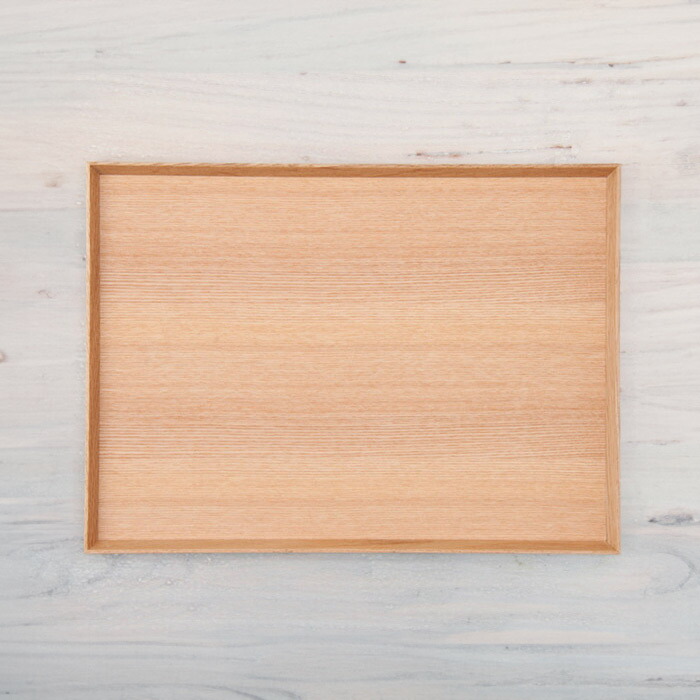 松屋漆器店　白木　1尺3寸長角盆