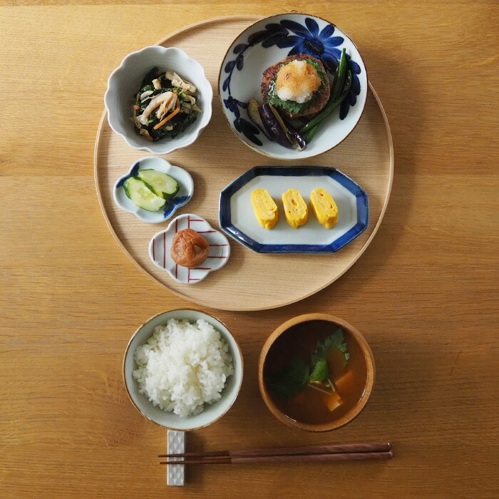 松屋漆器店　白木　丸盆30cm