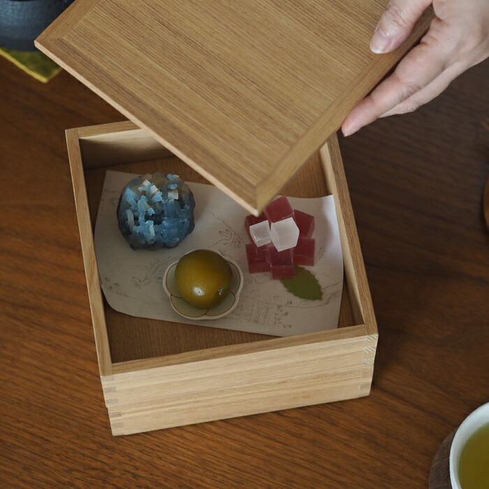 松屋漆器店　白木　5寸重箱用蓋　内白木