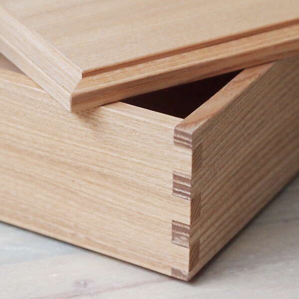 松屋漆器店 白木 5寸三段重 内白木