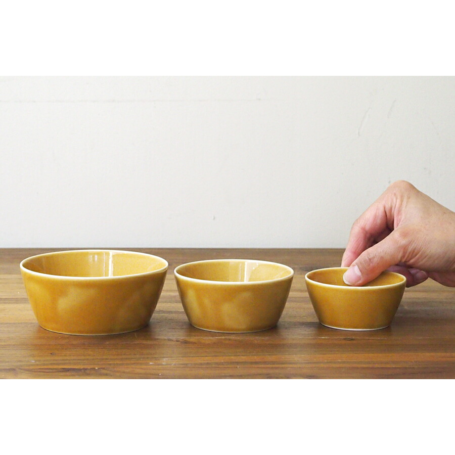 瑞々　小鉢3寸　うす飴