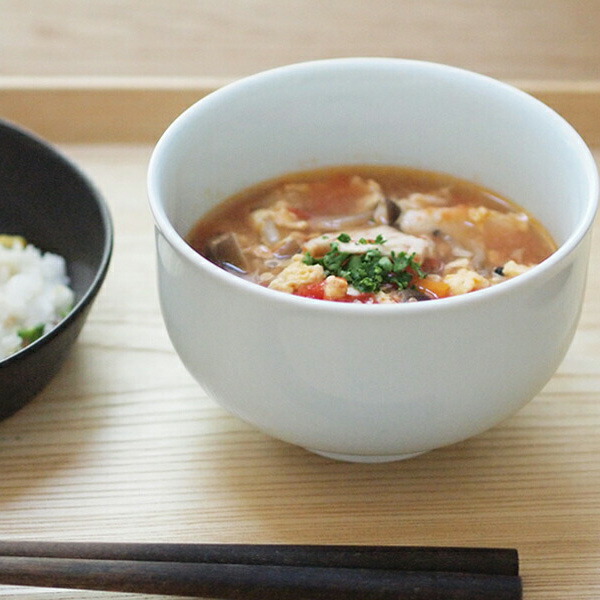 瑞々　茶漬碗　青白