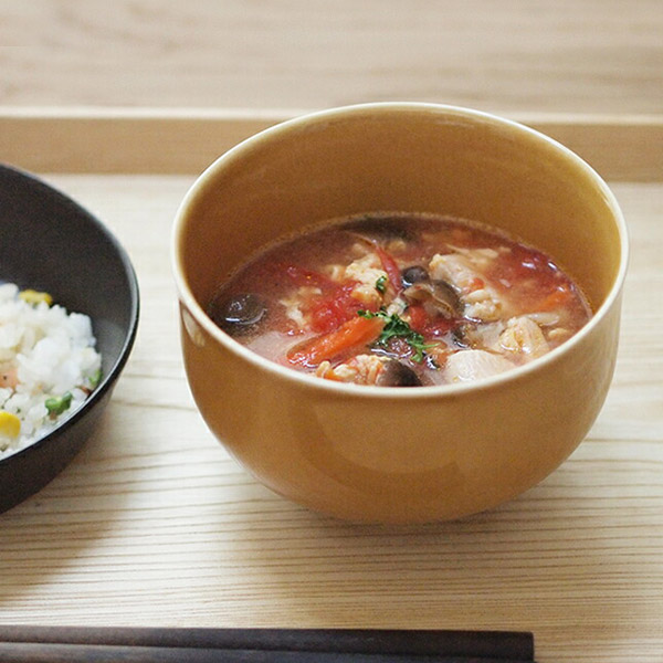 瑞々　茶漬碗　うす飴