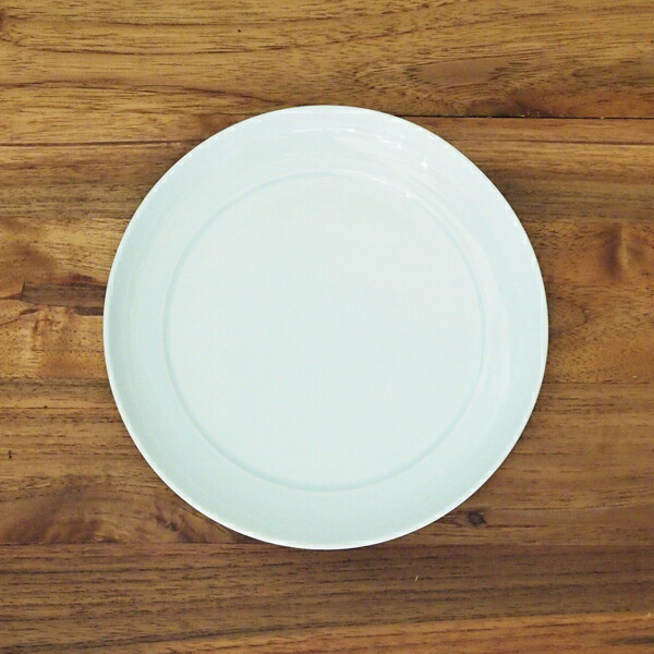 瑞々　まる皿6寸　青白