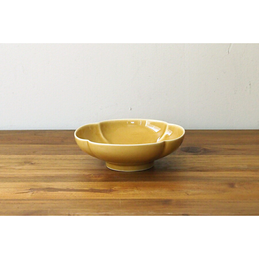 瑞々　木瓜鉢5寸　うす飴