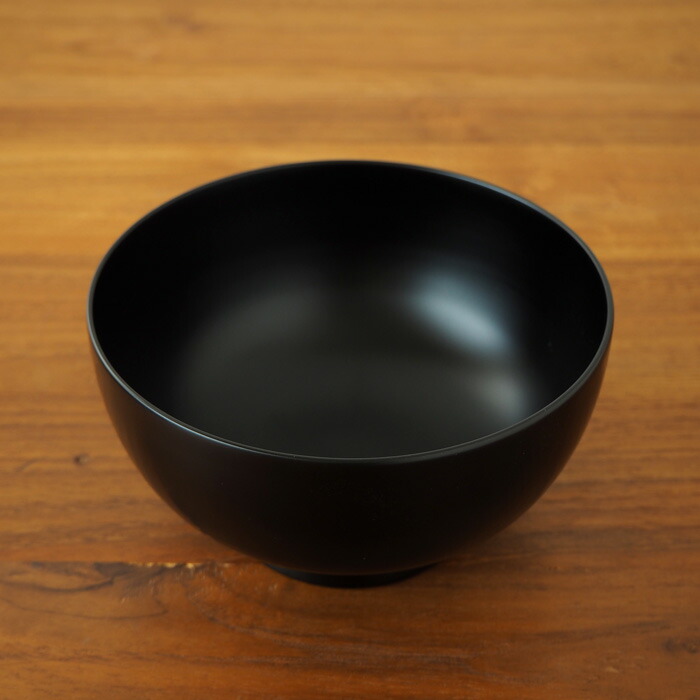 漆琳堂　越前硬漆　一乗椀　4寸　黒