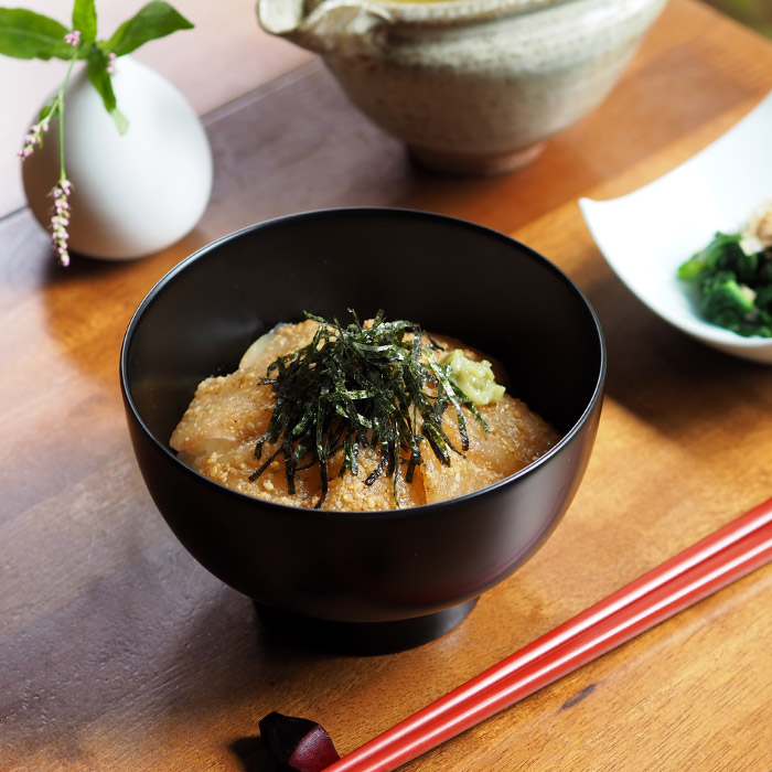 漆琳堂　越前硬漆　一乗椀　4.5寸　黒