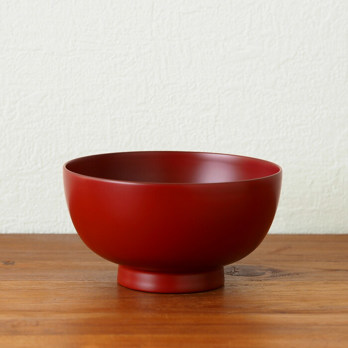 漆琳堂　越前硬漆　一乗椀　4寸　朱