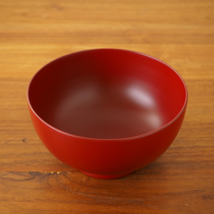 漆琳堂　越前硬漆　一乗椀　4寸　朱