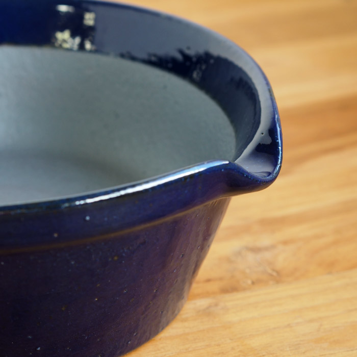 かもしか道具店　すりバチ　大　藍